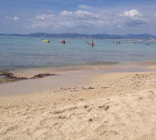 Strand Balneario tagsüber