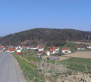 Blick zurück nach Maierdorf