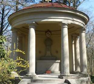 Schlosspark Schwanberg: das Mausoleum