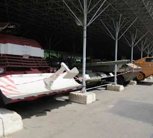 Im Freigelände des Militärmuseums Lesany