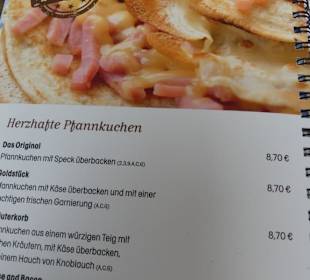 Speisekarte
