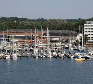 Yachtgelände an der Trave