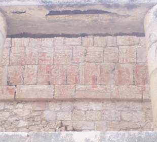 Original Farbe an der Mauer