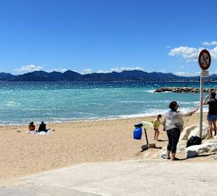 Strand von Cannes
