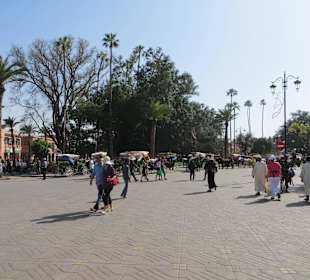 Unterwegs in der Altstadt von Marrakesch
