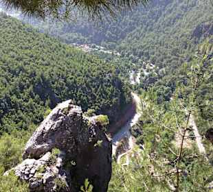 Ausblick von Tropfsteinhöhle