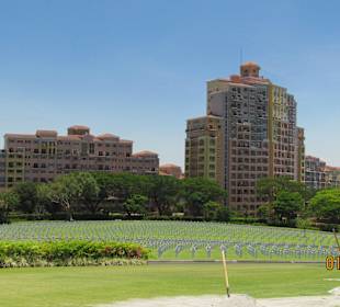 Blick vom US Soldatenfriedhof