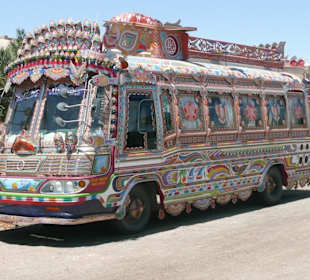 Ein Bus in El Gouna