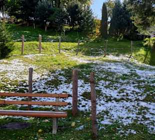 Viele Bänke zum Relaxen