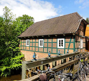 Wassermühle Meyenburg mit Wehr