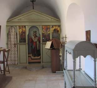 Kapelle innen auf Spinalonga