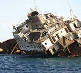 Wrack der Lovilla auf dem Gordon Riff