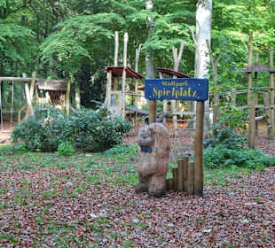 Der Spielplatz im Stadtpark Versmold