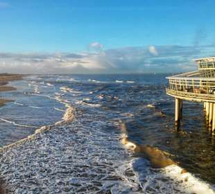 Strand Scheveningen im Dezember