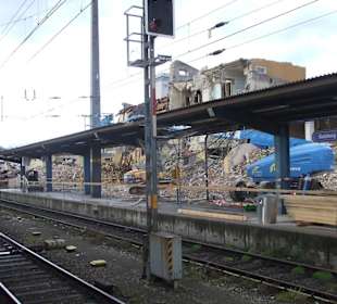 Abriss von Teilen des Salzburger Hauptbahnhofs