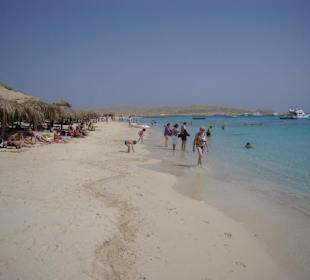 Strand auf der Mahmya Insel
