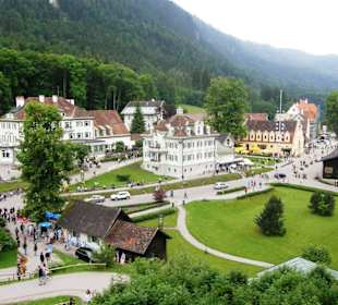 Вид деревни от замка