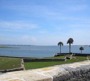 Blick aufs Meer von der Festung aus