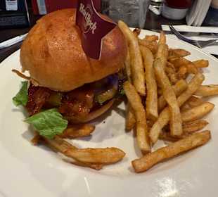 Pommes und Burger