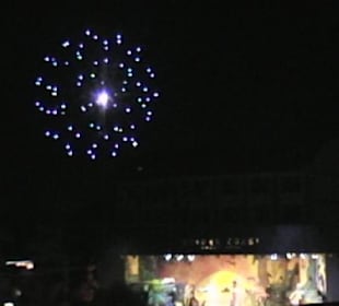 Feuerwerk zum Fest des Sieges