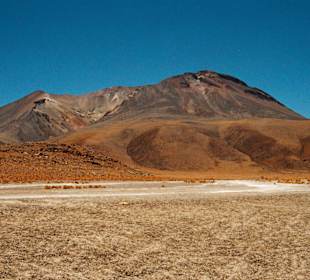 Mountains in Salar de Uyuni-Bolivia