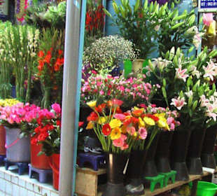 Blumen auf " Grünen Markt " 