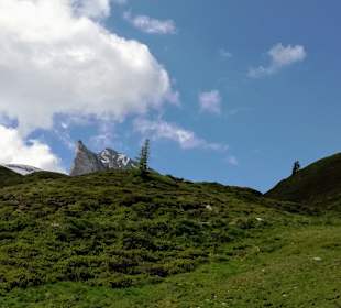Hintertux Blick zum Gletscher