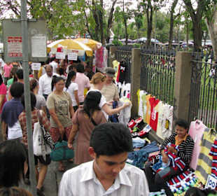 Weekendmarkt in Bangkok