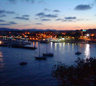 Blick auf Porto Cristo am Abend
