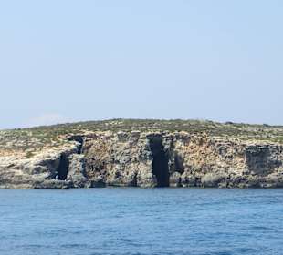 Der Wasserweg mit dem Comino Boot zur blauen Lagune