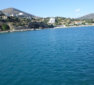 Blick vom Hafen Richtung Strand
