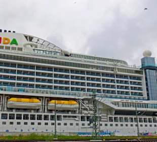 Die AIDA wartet auf Gäste