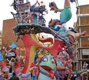 Fin de semana en fallas de valencia