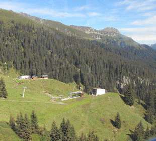 Ausblick aus der Bergbahn