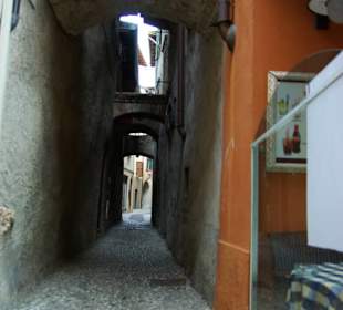 Die Gassen in der Stadt