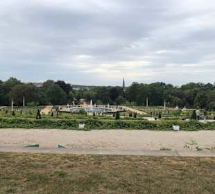 Terrassenanlage vom Schloss aus