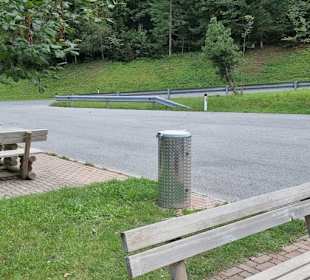 Rast am Anstieg super Aussicht