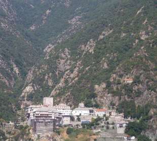 Eines der Kloster von Athos
