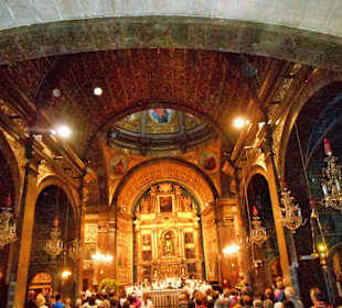 Beim Sonntagsgottesdienst