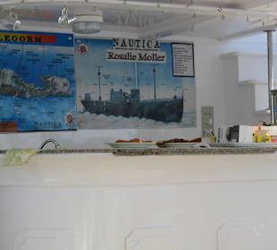 Nachmittags Verpflegung auf dem Schiff