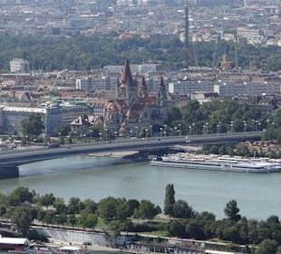 Blick auf die Mexiko Kirche