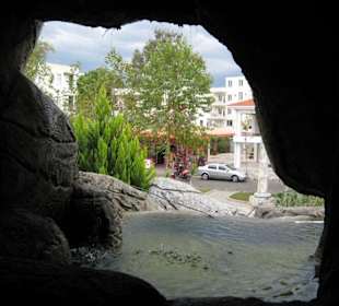 Blick aus der Anlage