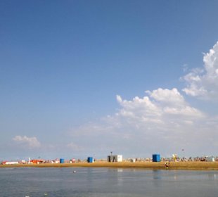 Strand in Bibione Juni 2012