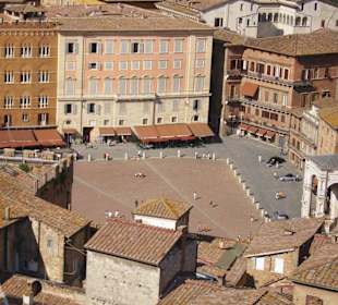 Piazza del Campo von oben