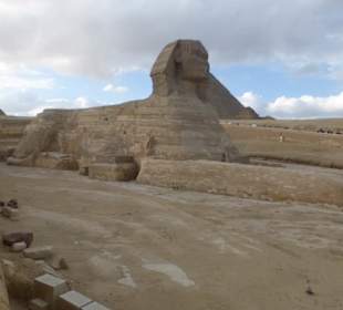 Kairo Pyramiden von Gizeh und die Sphinx‎