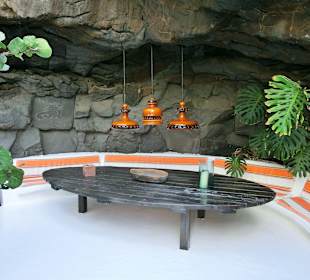 Essecke am Pool