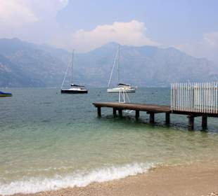 Bootssteg bei Malcesine