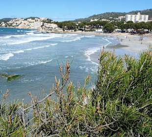 Blick zum mittleren Strand