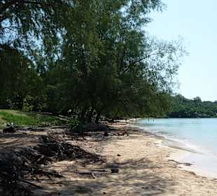 Strand auf der zweiten Insel
