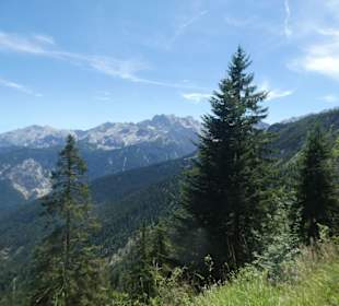 Bei der Wanderung Osterfelderkopf-Hochalm-Kreuzeck